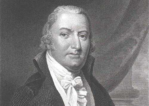 Black and white engraving of David Ramsay